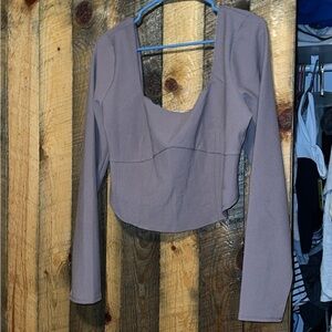 Stunning long sleeve crop